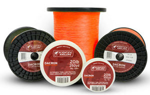 SA Dacron Backing - Orange - Size 20lb (250 yards) image 0