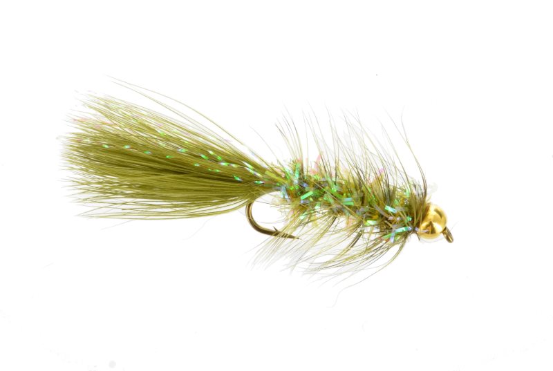 Beadhead Crystal Bugger Olive - 12 image 0