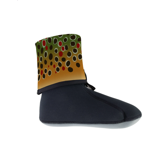 WINGO Neoprene Wading Socks - Size L (Brown) image 0