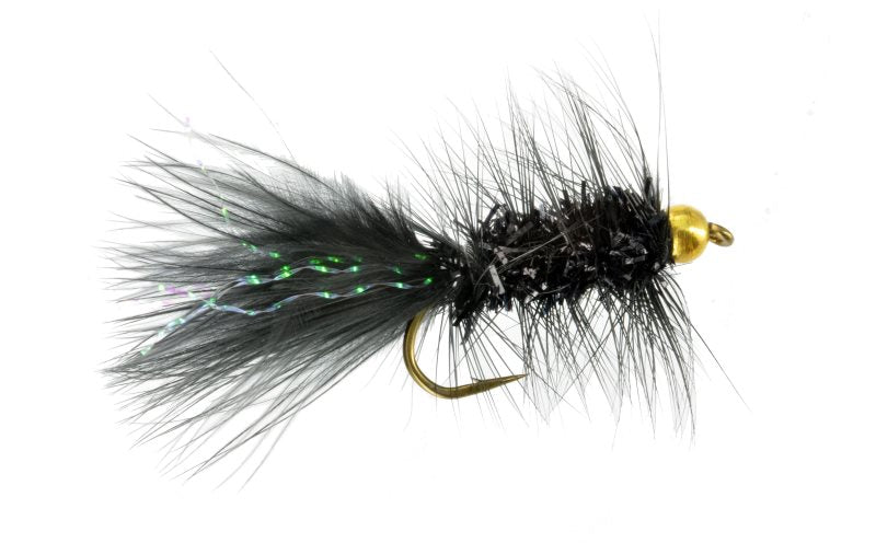 Beadhead Crystal Bugger Black - 12 image 0
