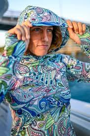 Radiant Redfish Solstice Hooded Sunshirt (XL) image 0