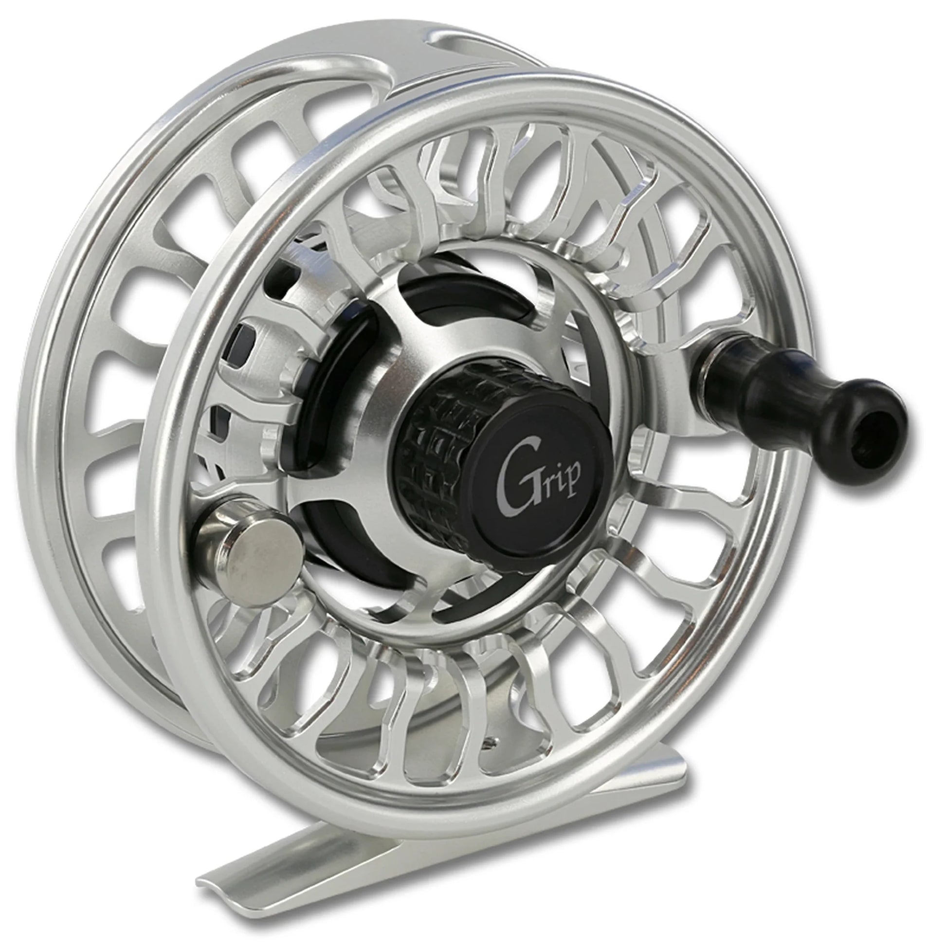 Galvan Grip-7 CLEAR w/BLACK HUB REEL 7 Wt. image 0