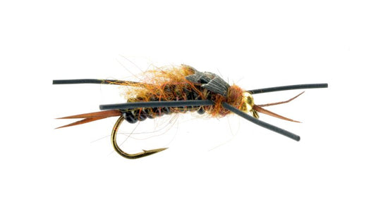 Beadhead Rubberleg Stone Brown - 8 image 0