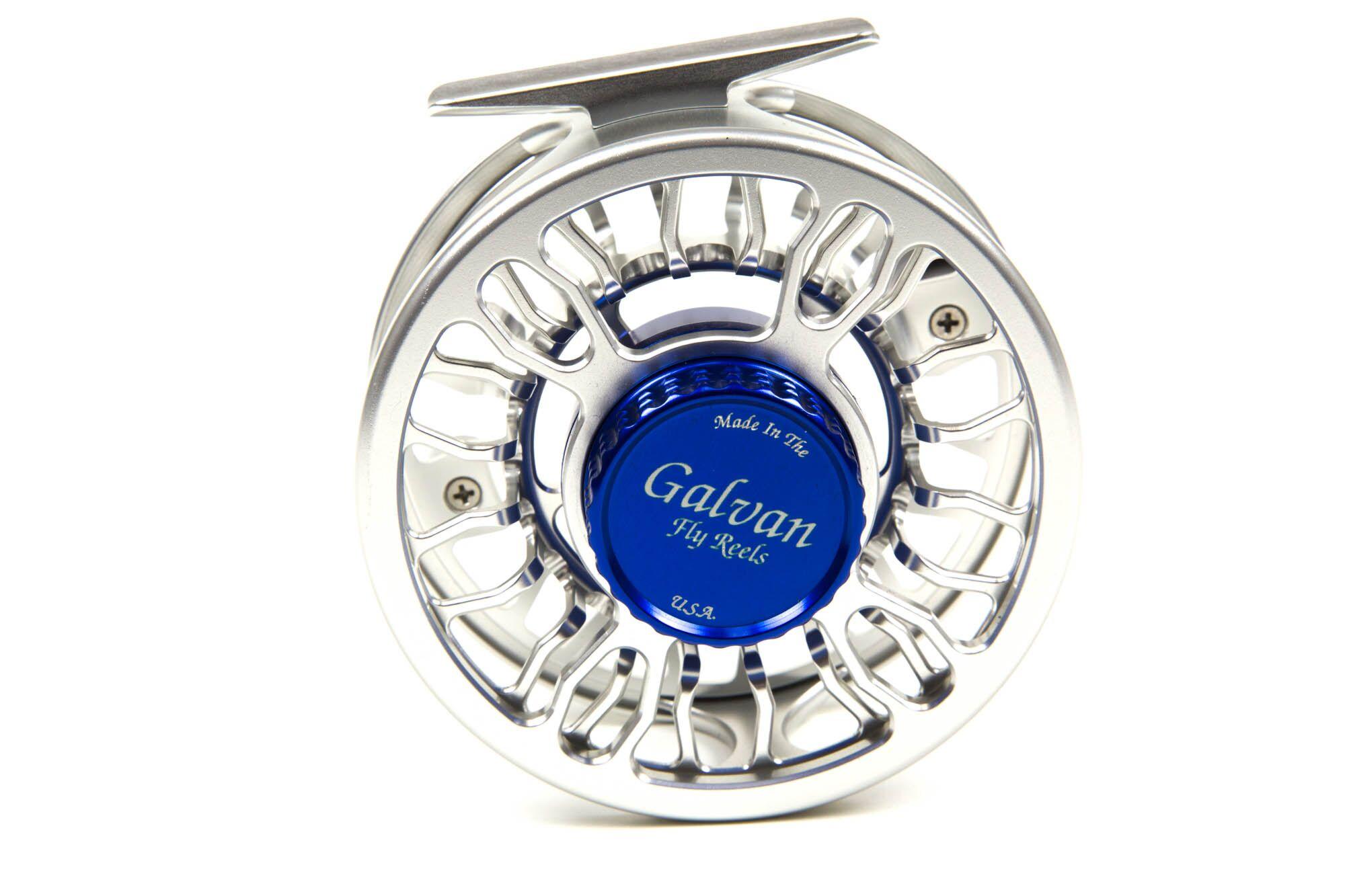 Galvin Grip-7 CLEAR w/BLUE HUB REEL 7 Wt. image 0